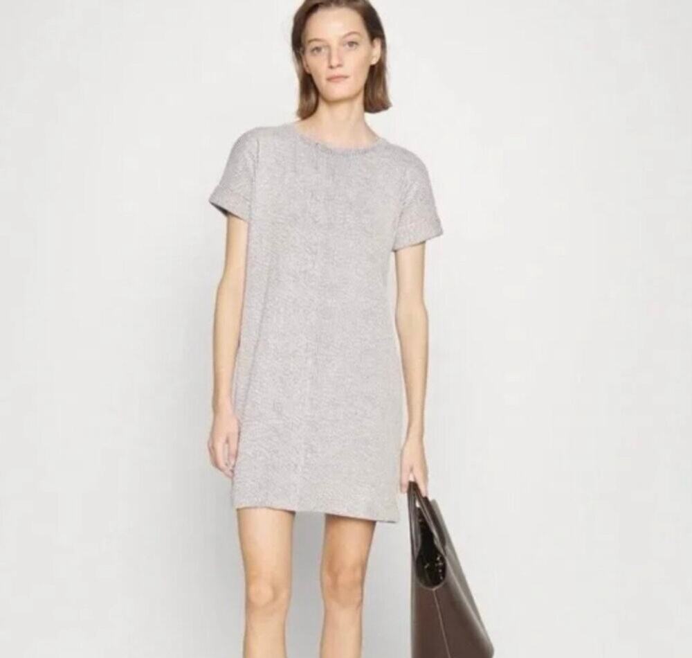 Club Monaco Textured Crackle Dress Cuffed Size Medium